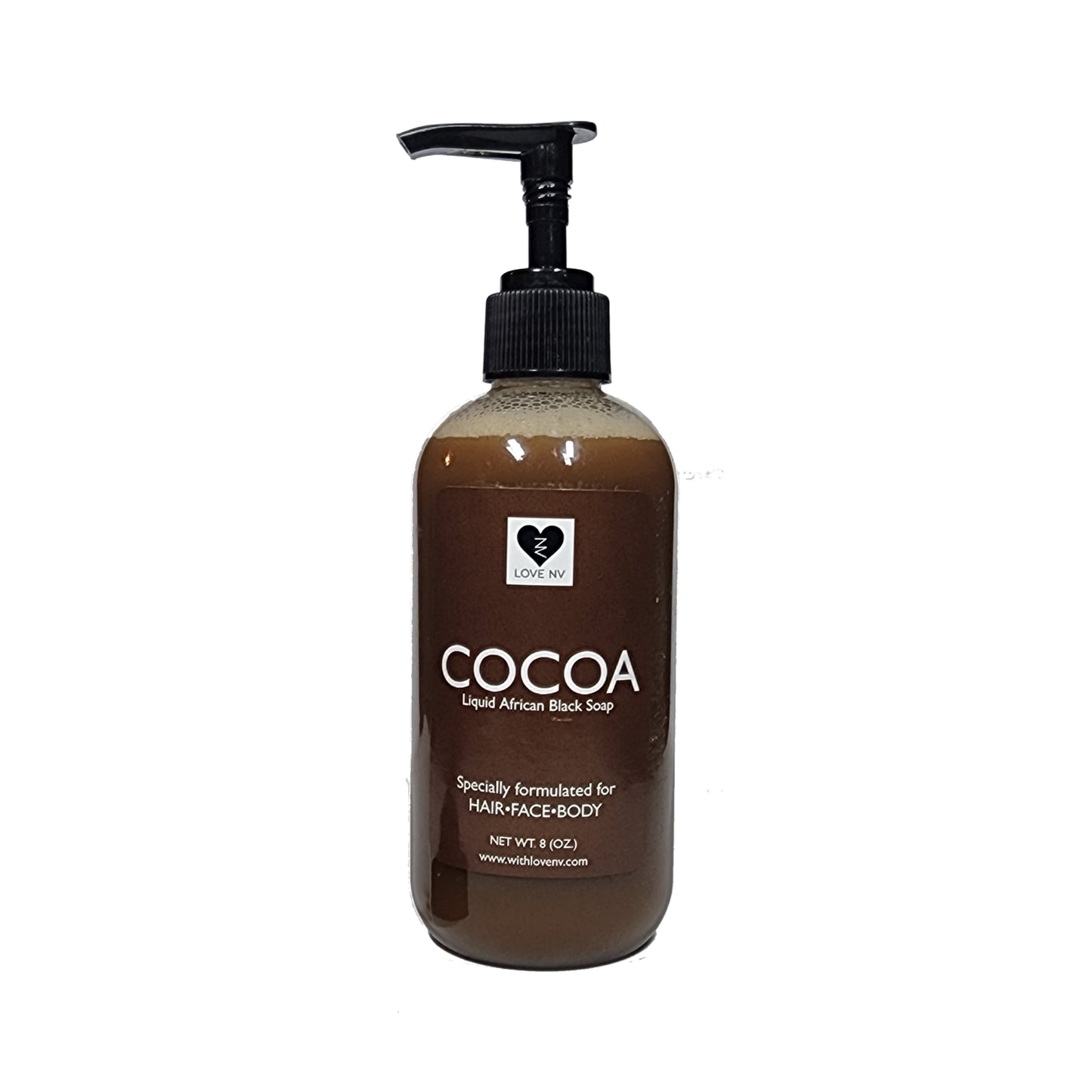 COCOA Liquid African Black Soap (8oz.)