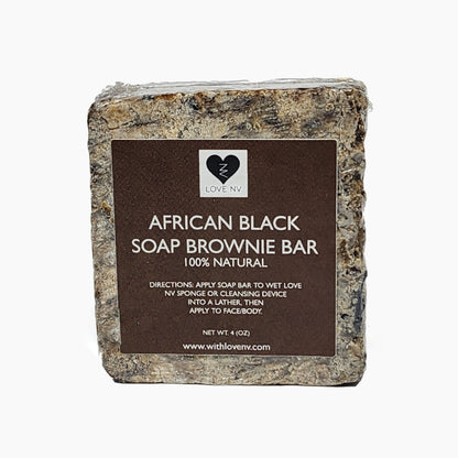 African Black Soap Brownie Bar