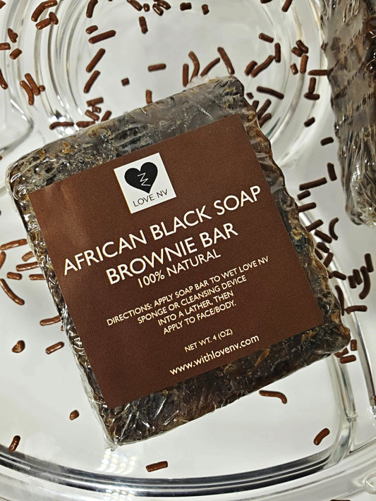 African Black Soap Brownie Bar